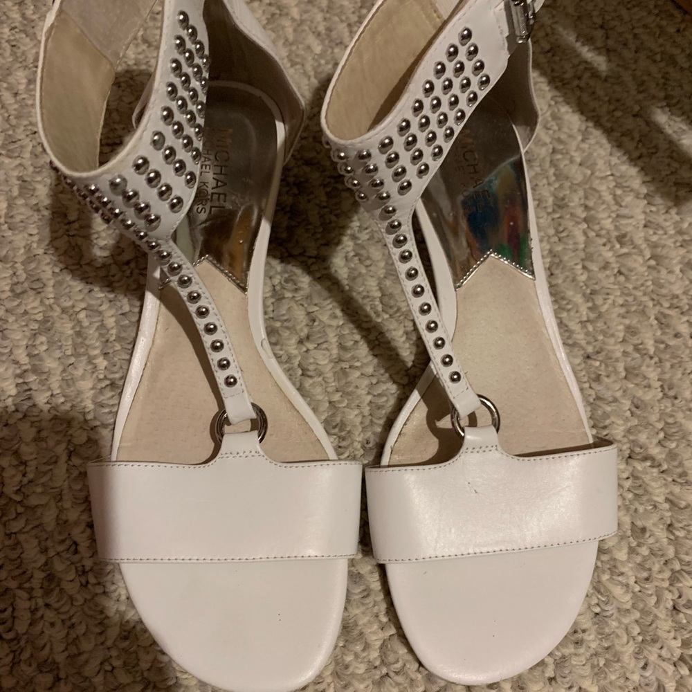 Michael Kors White Sandals